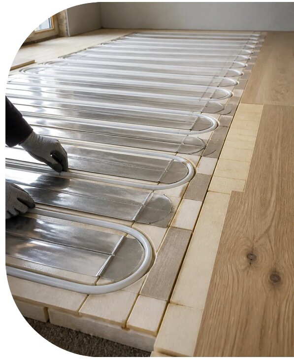 Монтаж теплого пола без стяжки в Ступине от 935 р. | АПаруса-Стп